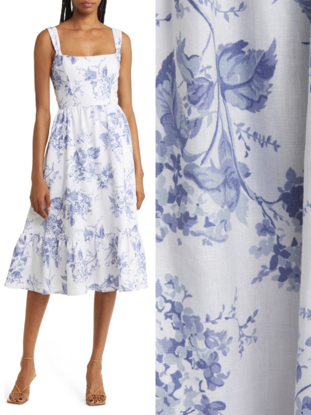 NEW Reformation Bucatini Dress Lupine 12